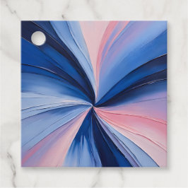 Kleurrijke Olieverf Kunst Cadeautags Bedankjes Labels