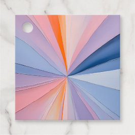 Kleurrijke Olieverf Kunst Cadeautags Bedankjes Labels