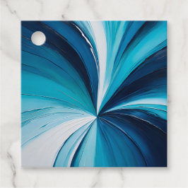 Kleurrijke Olieverf Kunst Cadeautags Bedankjes Labels