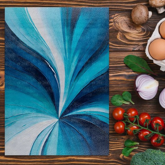 Kleurrijke olieverf kunst hakbord snijplank