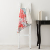 kleurrijke olieverf op canvasverf, penseel, lijn,  sherpa deken (In situ)