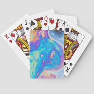 Kleurrijke olievormen, Canada Pokerkaarten