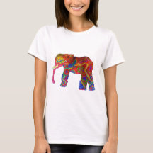 Kleurrijke olifant Apparel