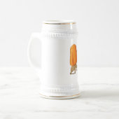 Kleurrijke Olifant Balans Kunst Bierpul (Voorkant links)