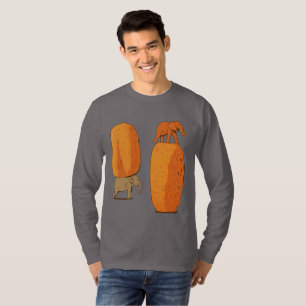 Kleurrijke Olifant Balans Kunst T-shirt