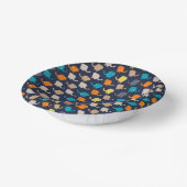 Kleurrijke Olifant Cartoon Papieren Kommen (Gebogen)