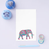 Kleurrijke olifant flyer (Enkel)