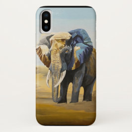 Kleurrijke olifant iPhone hoesje