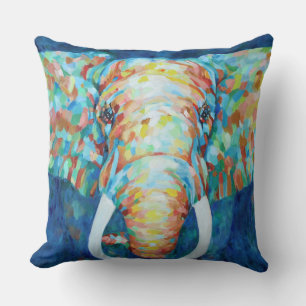 kleurrijke olifant kussen