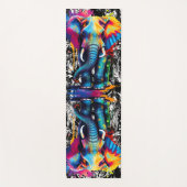 Kleurrijke Olifant - Olifant Yoga Mats Yogamat (Voorkant)