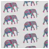 Kleurrijke olifant stof (Swatch)