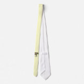 kleurrijke olifant stropdas (Achterkant)