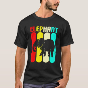 kleurrijke olifant t-shirt