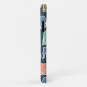 kleurrijke olifanten, patroon van olifanten, zigza Case-Mate iPhone case (Achterkant/rechts)