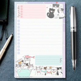 Kleurrijke om de hoogste prioriteiten van de Lijst Post-it® Notes