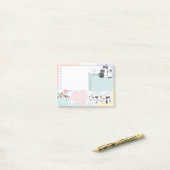 Kleurrijke om de hoogste prioriteiten van de Lijst Post-it® Notes (Op bureau)