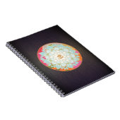 Kleurrijke OM Lotus Yoga en Meditatie Leraar Notitieboek (Rechterzijde)