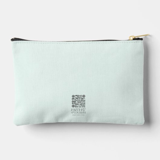 Kleurrijke Ombre Cross Bijbelvers gepersonaliseerd Etui (Achterkant)