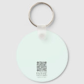 Kleurrijke Ombre Cross Schrift gepersonaliseerd Sleutelhanger (Achterkant)