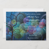 Kleurrijke onderwater Fish Beach bruiloft uitnodig Kaart (Achterkant)