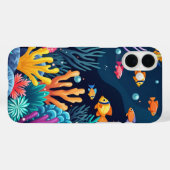 Kleurrijke onderwater koraalrif en vis oceaan leve Case-Mate iPhone case (Achterkant (horizontaal))