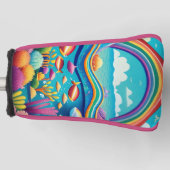 Kleurrijke Onderwater Onder de Regenboog Golfheadcover (Voorkant)