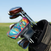 Kleurrijke Onderwater Onder de Regenboog Golfheadcover (Insitu)