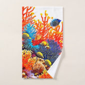 Kleurrijke Onderwater Zee Life Design Bad Handdoek (Handdoek)
