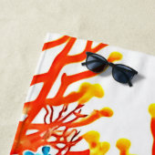 Kleurrijke Onderwater Zee Life Design Strandlaken (In situ)