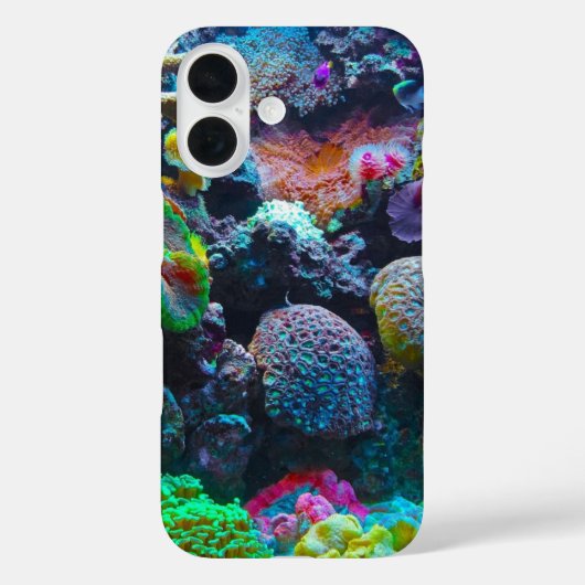 Kleurrijke onderwaterkoraal Case-Mate iPhone case (Achterkant)
