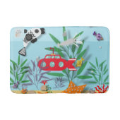 Kleurrijke onderwaterscène badmat (Voorkant)