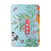 Kleurrijke onderwaterscène badmat (Voorkant Verticaal)