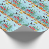 Kleurrijke onderwaterscène cadeaupapier (Hoek)