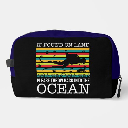 Kleurrijke onderwaterverkenning met Scuba Diver Toilettasje (Voorkant)