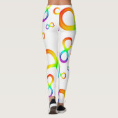 Kleurrijke Oneindige Reis van Autisme Leggings (Achterkant)