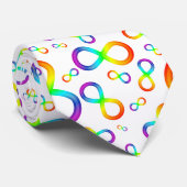 Kleurrijke Oneindige Reis van Autisme Stropdas (Opgerold)