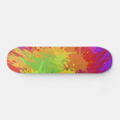 Kleurrijke ontwerpvector met schplatplaat persoonlijk skateboard (Horizontaal)