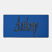 Kleurrijke ontworpen Anthony naam, bureaumat (Voorkant)