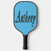 Kleurrijke ontworpen Anthony naam, Pickleball pedd Paddle (Achterkant)