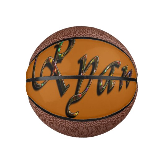 Kleurrijke ontworpen Ryan naam, Basketbal (Voorkant)