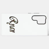 Kleurrijke ontworpen Ryan naam, Samsung Galaxy Hoesje (Achterkant horizontaal)