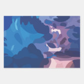 Kleurrijke onweerswolken inpakpapier vel (Voorkant 2)