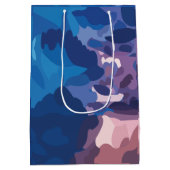 Kleurrijke onweerswolken medium cadeauzakje (Achterkant)