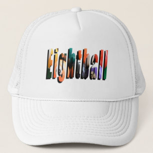 Kleurrijke oogbal dikke Logo, Trucker Pet