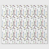 Kleurrijke oogkleppen cadeaupapier (Vlak)