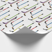 Kleurrijke oogkleppen cadeaupapier (Hoek)