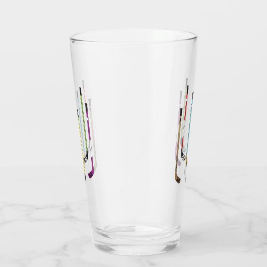 Kleurrijke oogkleppen glas (Rechts)