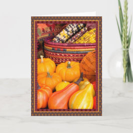 Kleurrijke oogst II Feestdagen Kaart