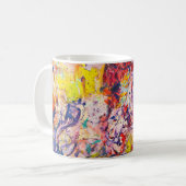 Kleurrijke oorspronkelijke Abstracte Mok voor het  (Voorkant links)