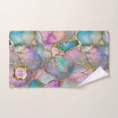 Kleurrijke Opal en Vloeibare Gouden Handdoek (Handdoek)